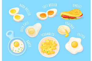 Cooking eggs method. Chicken egg, a Graphic by Stock-Smart-Start
