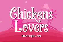 Chickens Lovers - Cute Playful Font