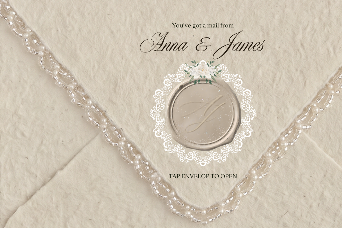 Wedding Invitation Lace Envelop Site, an Object Graphic by digital.incubator.yum (Photo 5 of 5)
