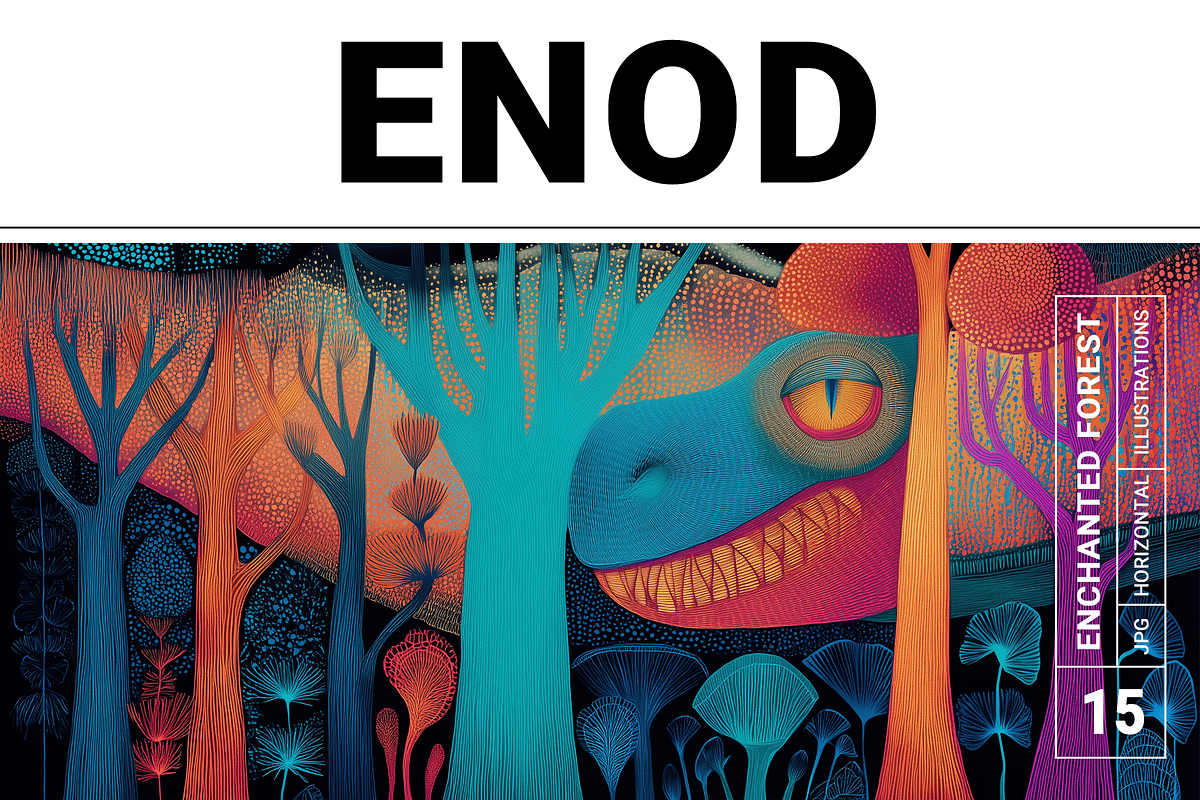 Enod. Enchanted Forest Animal Spirit, an Animal Illustration by milatovar (Photo 1 of 19)