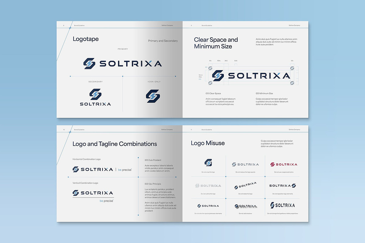 Corporate Brand Guidelines Template, a Brochure Template by BrandPacks (Photo 4 of 7)