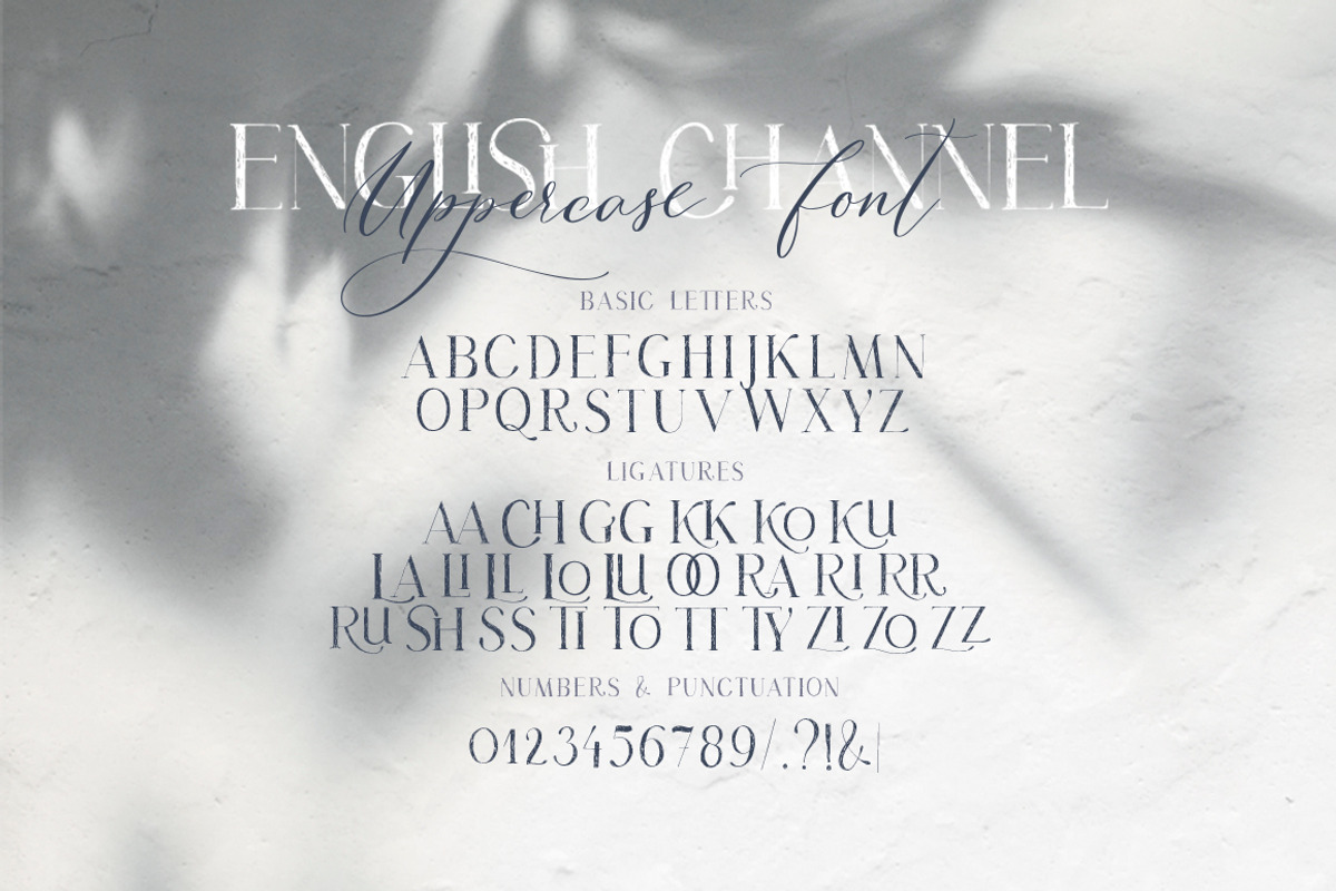 English Channel. Duo Font., a Serif Font by Red Ink (Photo 15 of 15)