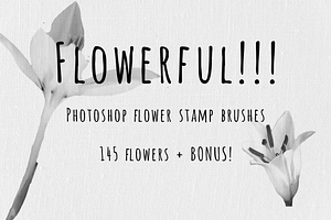 Photoshop Floral Stamp Brushes