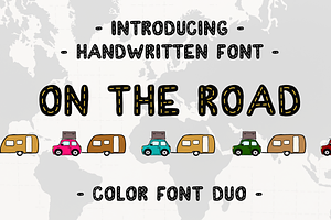 On The Road  OpenType-SVG Font