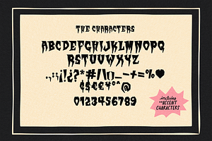 MOMSTER FREAKY AND SPOOKY FONT