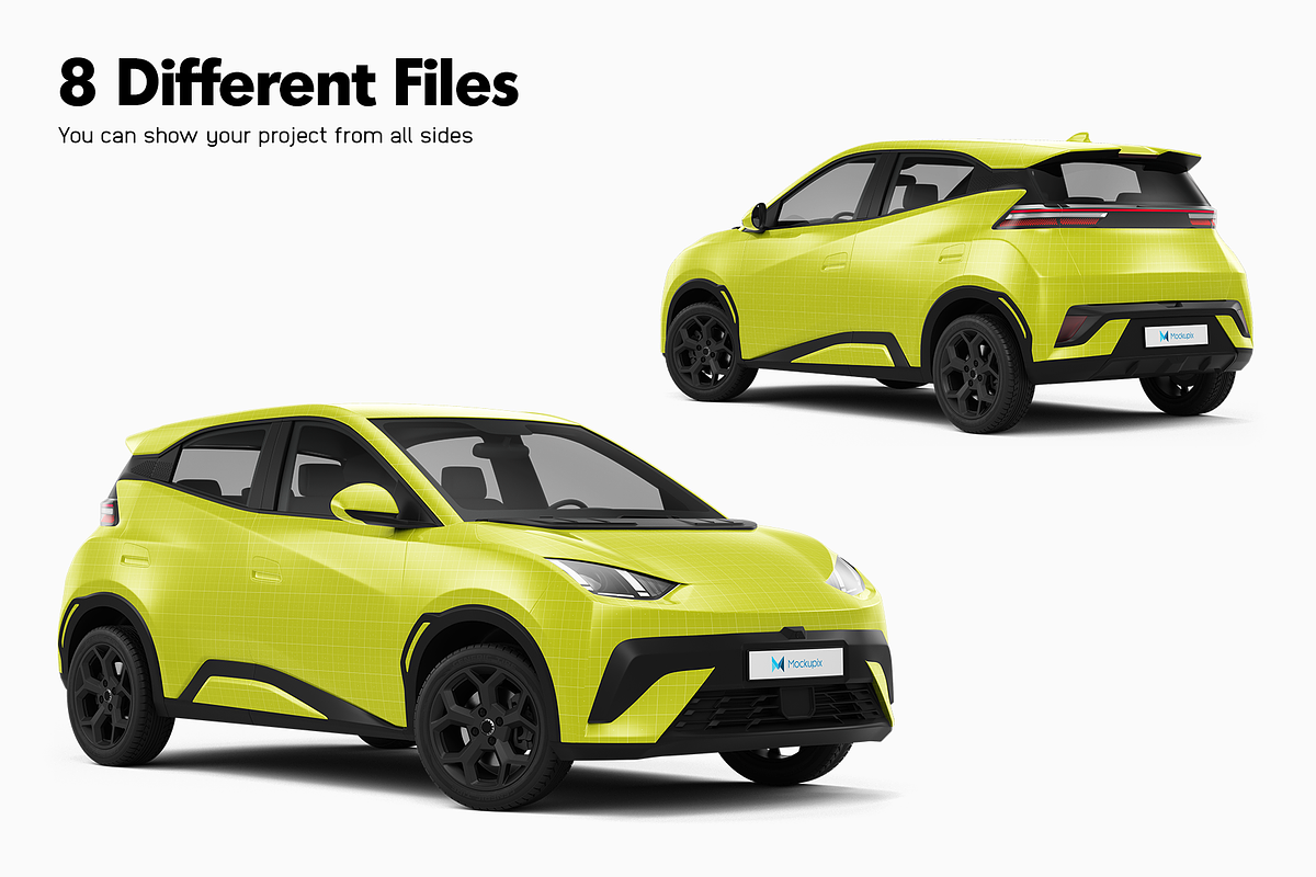 Electric Car Mockup 3, a Product Mockup by Mockupix (Photo 7 of 12)