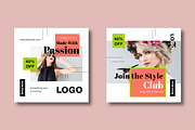 Marketing Fashion Social Media Post, a Social Media Template by MightyDesign (Thumbnail 5 of 8)