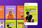 Business Talk Podcast Instagram Post, a Social Media Template by Annora Studio (Thumbnail 3 of 6)