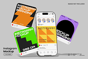Instagram Mockup, an Advertising Mockup by Unerispace (Thumbnail 1 of 4)