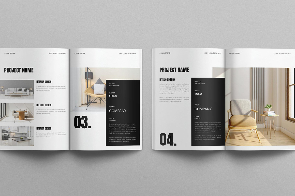 Interior Magazine Template, a Magazine Template by E-Type (Photo 5 of 7)