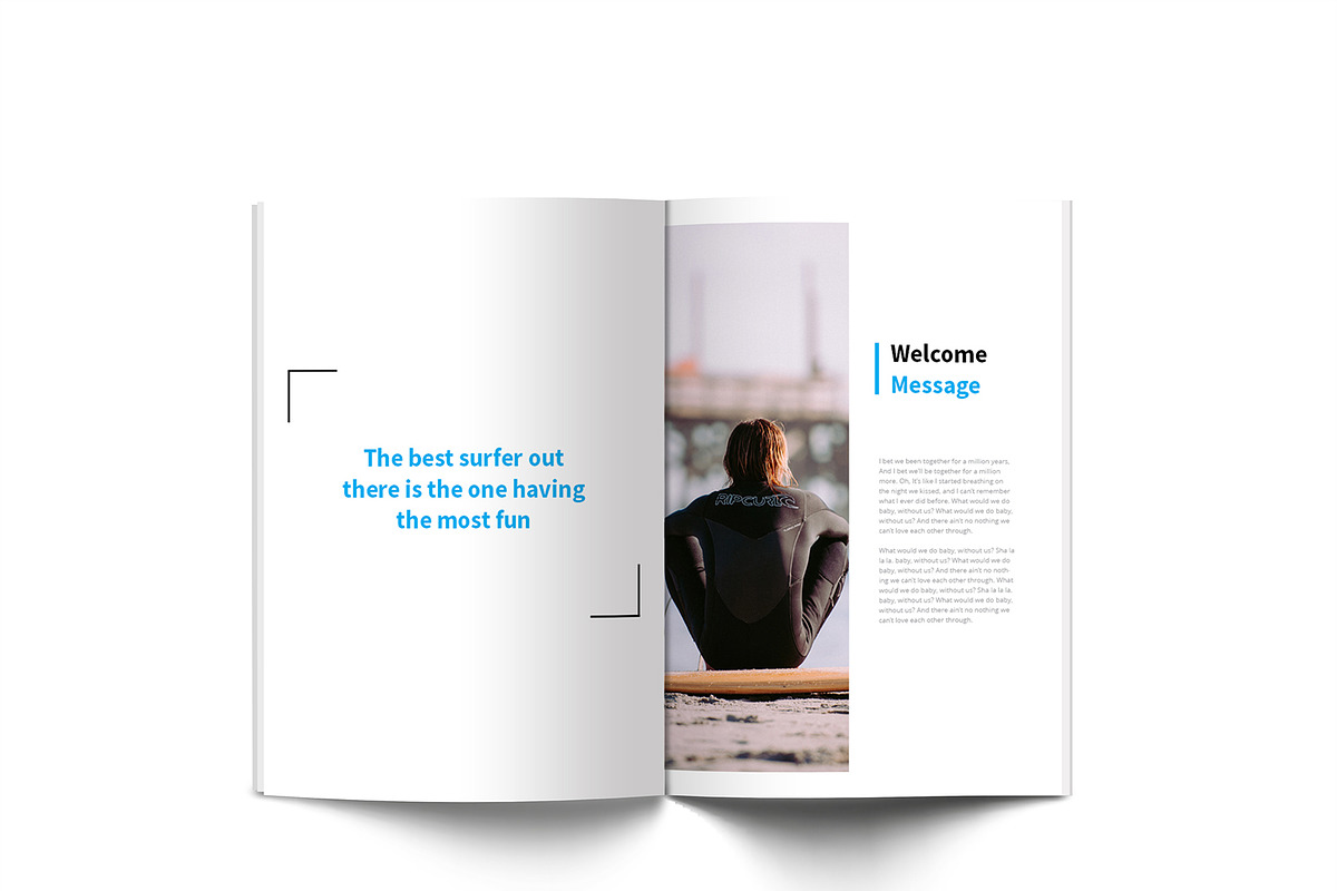 High Wave - Surfing A4 Brochure, a Brochure Template by Incools Stokie (Photo 3 of 13)