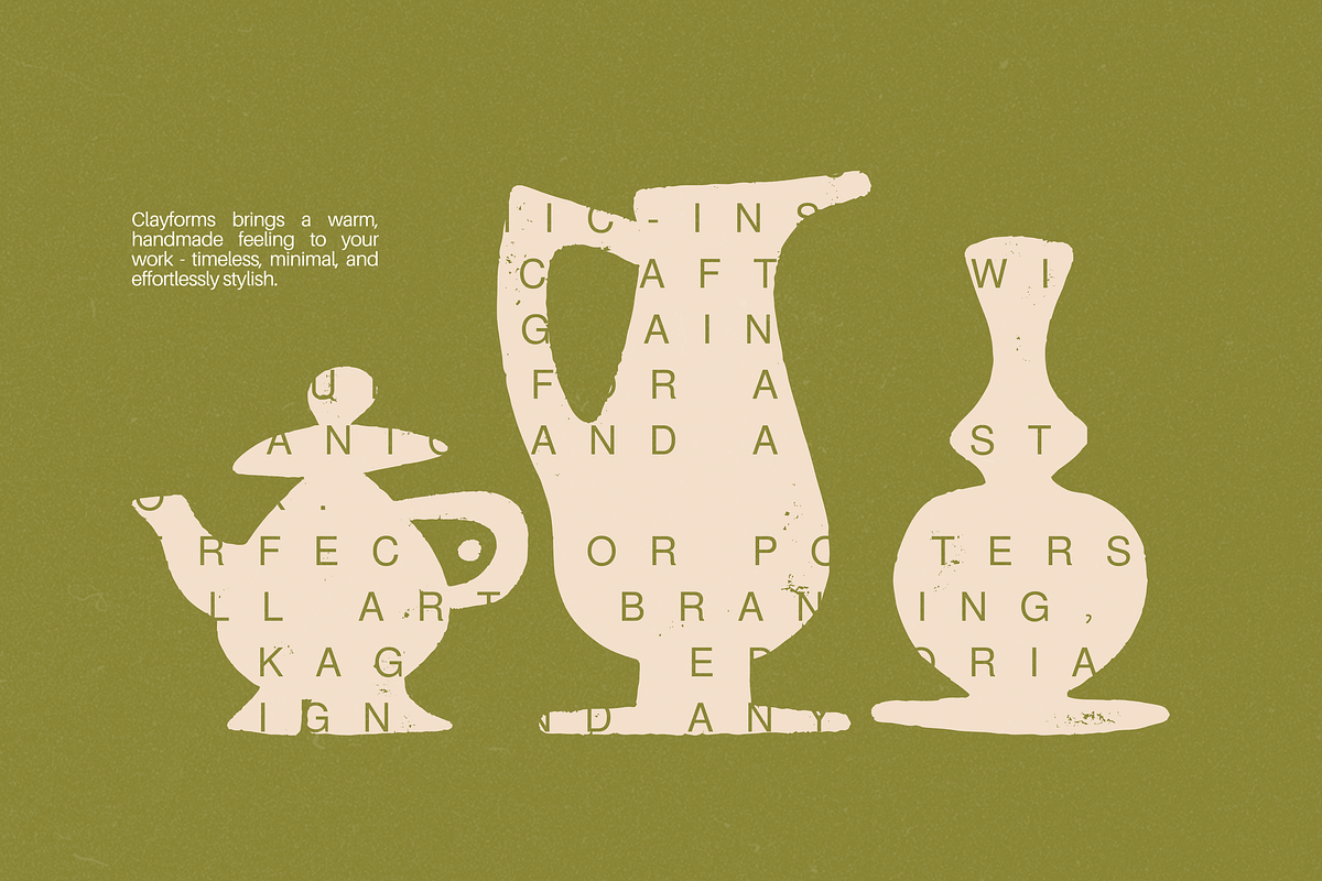 Clayforms: 50 Textured Pottery Forms, an Object Illustration by Veyla (Photo 6 of 12)