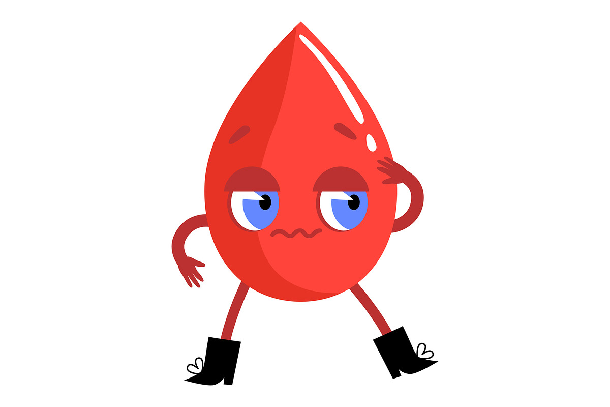 Blood Drop Characters Clipart Medic, a Healthcare Illustration by the_myro (Photo 4 of 14)