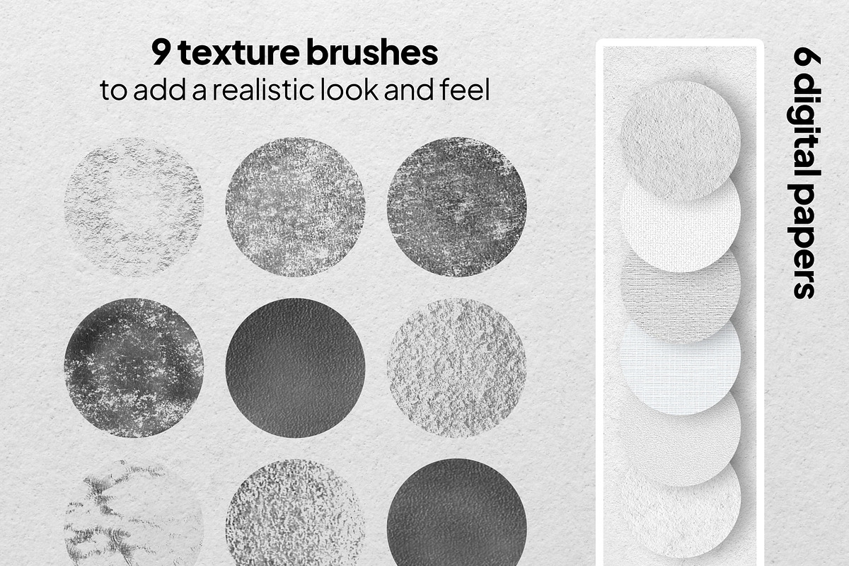 Procreate watercolor bundle, a Brush Add-On by Endete & Mazak brushes (Photo 10 of 10)
