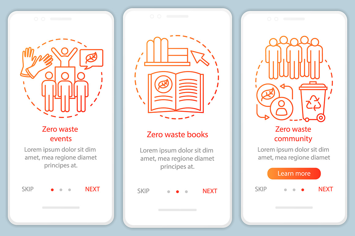 Zero waste education web pages, a Templates & Theme by IMG Visuals