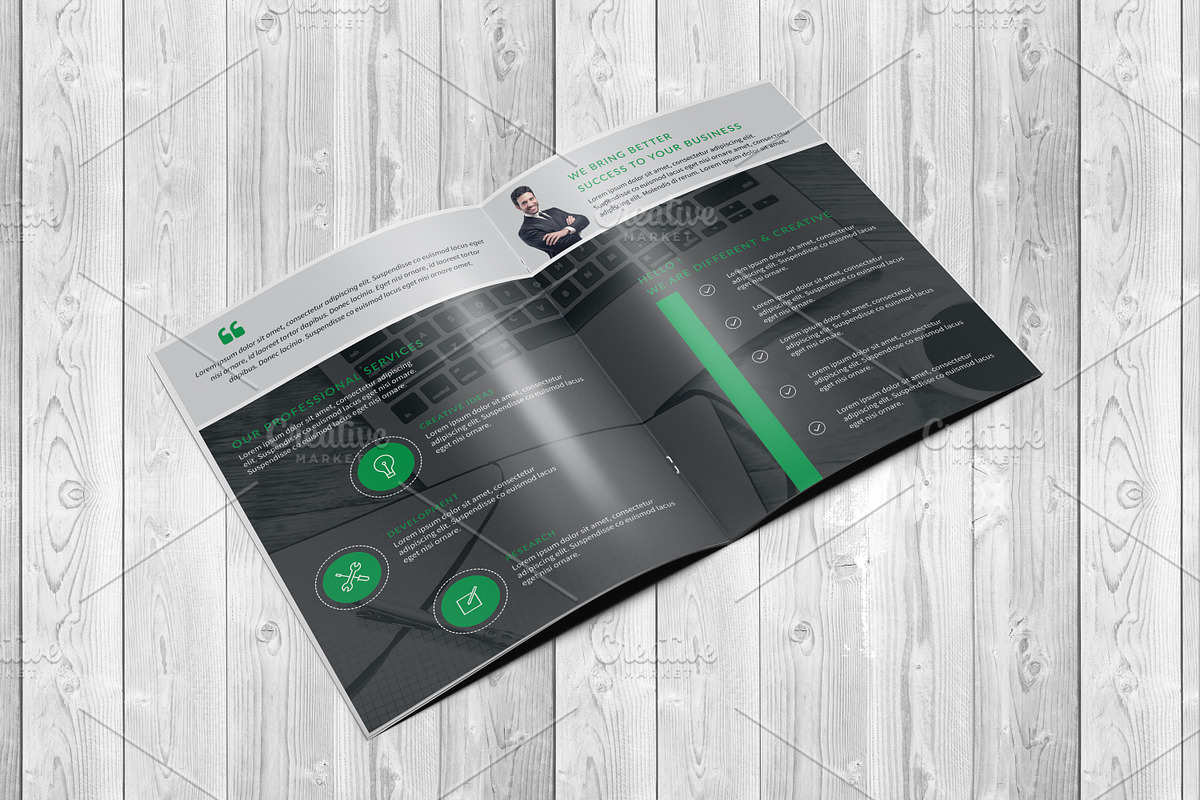 Corporate Bi-Fold Brochure Template, a Brochure Template by Alice_s (Photo 9 of 10)
