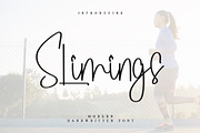 Slimings, a Handwritten Font by FreshTypeINK (Thumbnail 1 of 7)