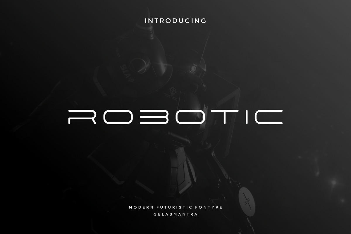 Robotic, a Font by garismantra (Photo 1 of 4)
