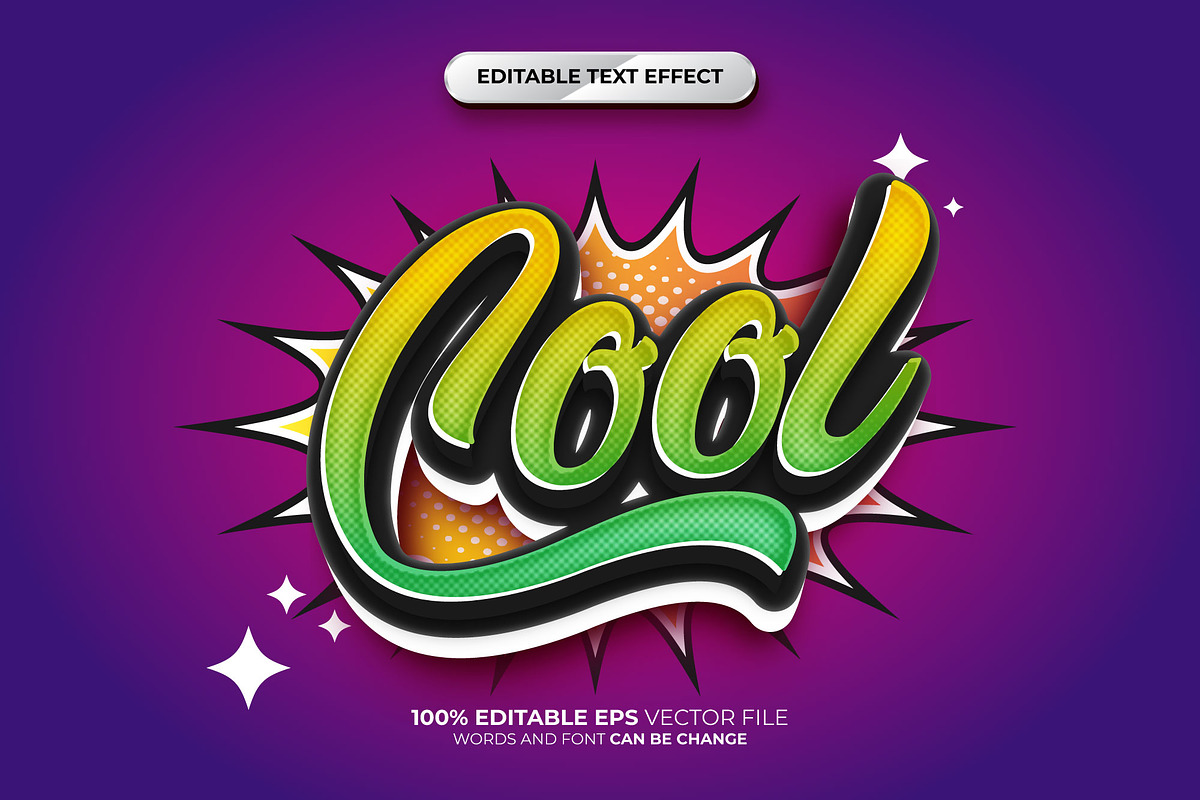 Cool 3D Editable Text Effect Style, a Layer Style Add-On by Md Jahidul99 (Photo 1 of 2)