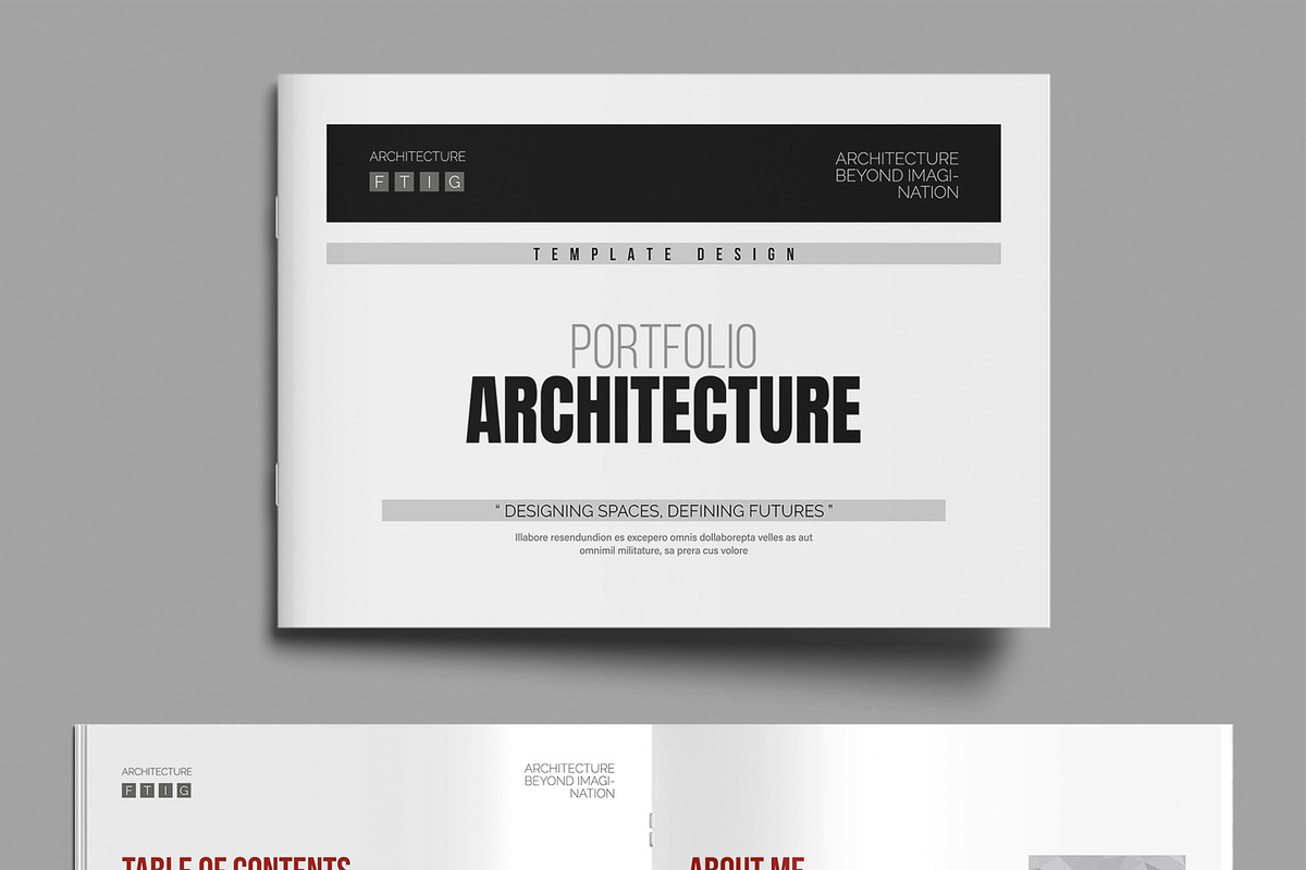 Minimal Architecture Portfolio, a Brochure Template by MightyDesign (Photo 2 of 8)