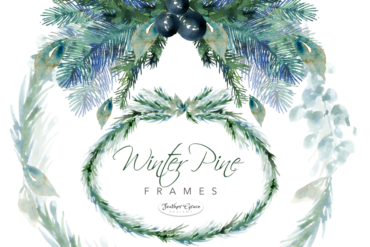 Pine Branches & Wreaths, an Illustration by Feather Grace Designs (Photo 9 of 13)