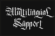 Blacker Spirit, a Blackletter Font by Letterara (Thumbnail 11 of 15)
