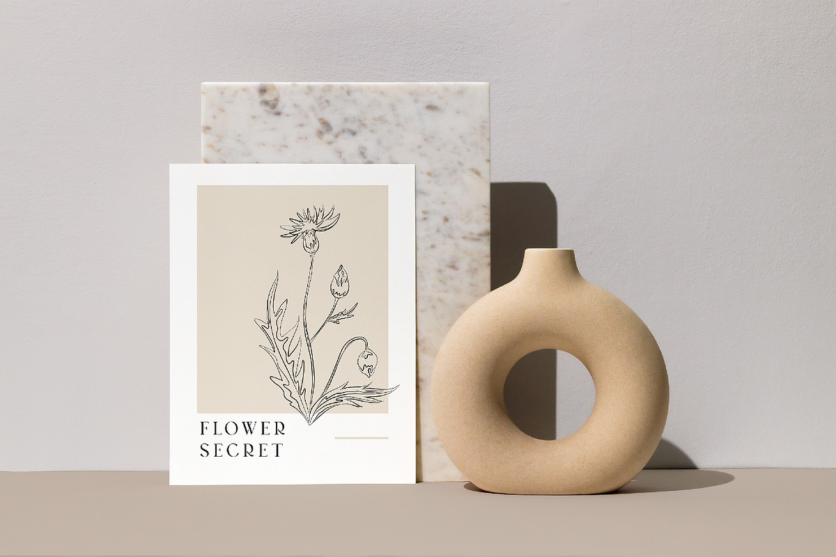 Floristic line art illustrations, a Decorative Illustration by La Petite Line Art (Photo 2 of 10)