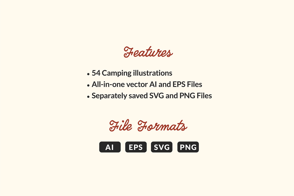 Camping Adventure Graphic Set, an Illustration by cd-design.co (Photo 7 of 7)