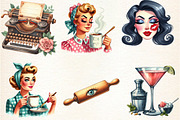 Sarcastic Housewife Sublimation Clip, an Illustration by DreamArtGraphic (Thumbnail 4 of 4)