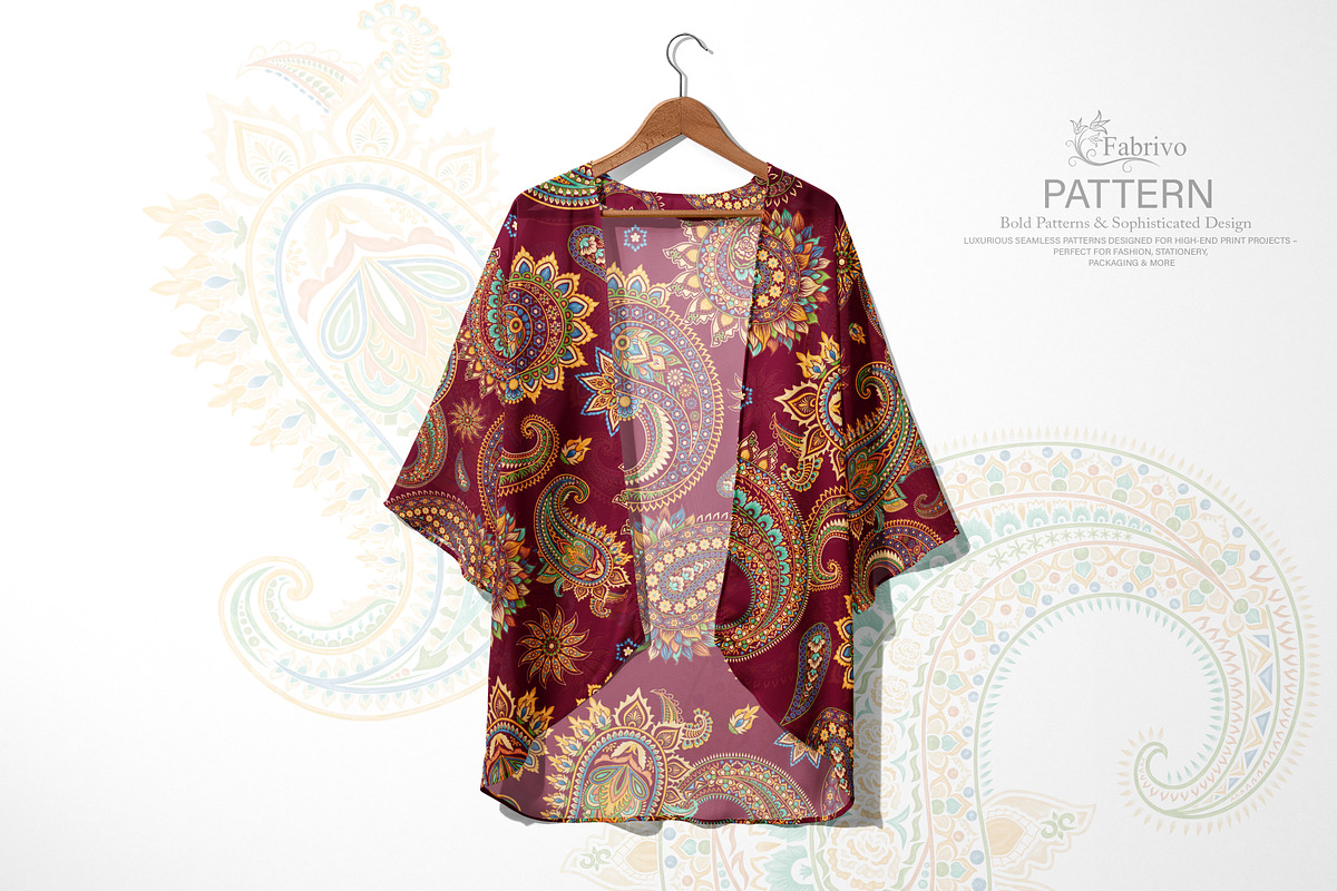 Paisley Traditional Seamless Pattern, a Pattern Graphic by Fabrivo (Photo 2 of 10)