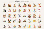 Farmhouse Easter Sublimation PNG, an Illustration by Artnoy (Thumbnail 2 of 8)
