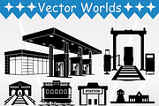 Station SVG, Parking, Station SVG, an Object Graphic by VectorWorlds (Thumbnail 2 of 3)