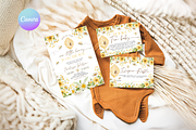 Honey Bee Baby Shower Stationery Set, a Templates & Theme by VeliusCreativeStudio (Thumbnail 1 of 6)