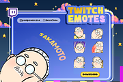 Sakamoto Twitch Emotes, an Emoji Icon by Pixel Picasso Studio (Thumbnail 1 of 5)