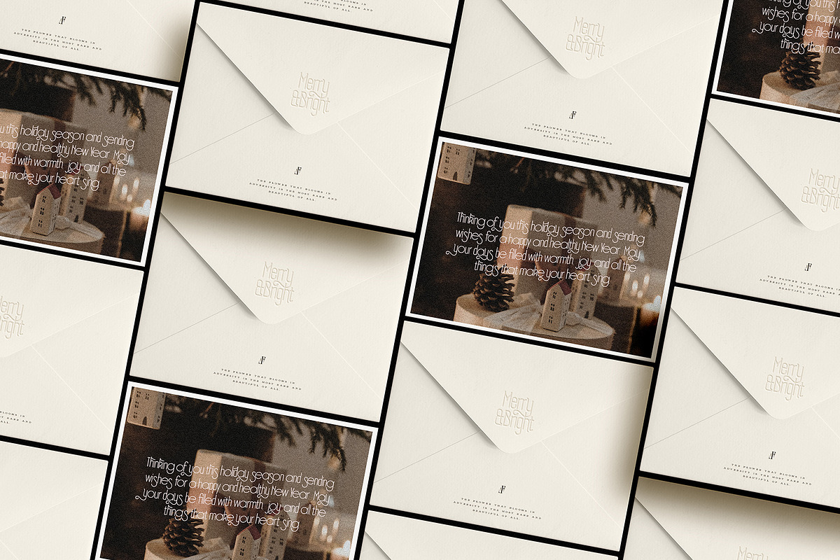 SLTF Holiday Whispers Typeface, a Sans Serif Font by SilverStag Type Foundry (Photo 13 of 20)