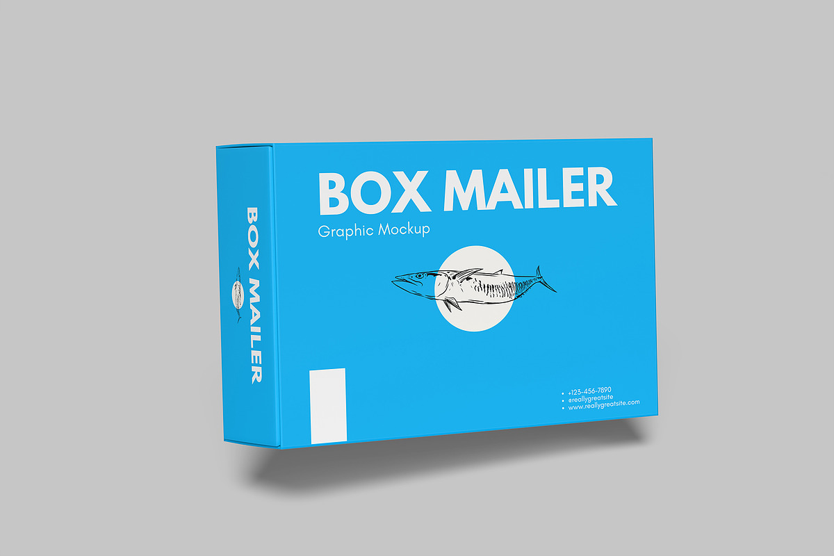 Mailer Box Mockup, a Packaging Mockup by lamorastudio (Photo 11 of 11)