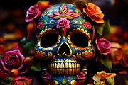 Day of the Dead. 53 images, a Seasonal Illustration by Handmadefont (Thumbnail 3 of 12)