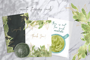 Matcha Green And Golden Watercolor, a Food Illustration by Cat In Colour (Thumbnail 7 of 7)