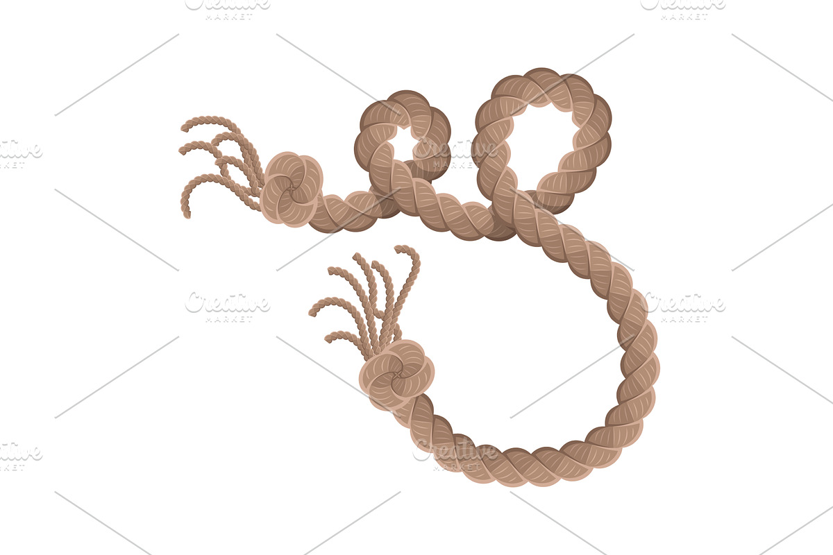 Hanging rope with tassel and, an Object Illustration by Things for designers