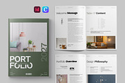 Portfolio Template Canva, a Brochure Template by Pixelpick (Thumbnail 1 of 9)