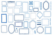 Blue coastal line art, sea clipart, an Object Graphic by Tani Kuzminka (Thumbnail 12 of 13)