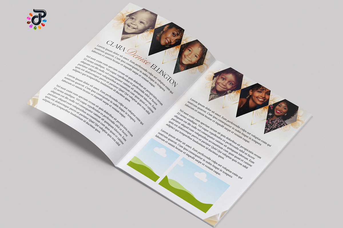 Elegant Canva Obituary Template, a Brochure Template by Protech Design ENT (Photo 6 of 9)