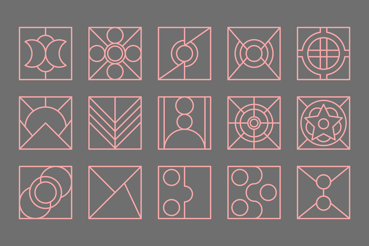 Square Forms Vol 11, an Outline Icon by Tekuni (Photo 7 of 13)