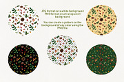 Watercolor Autumn Pattern and Frames, an Object Graphic by Dina Guiter (Thumbnail 3 of 14)