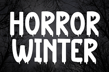 Horror Winter | Script Font