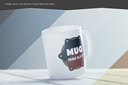 White Mug Mockup Set - 6 photos, a Cups & Container Mockup by mockupgeek (Thumbnail 3 of 6)