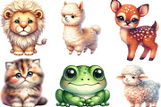 Cute Little Animal Clipart, an Illustration by Designking (Thumbnail 3 of 4)