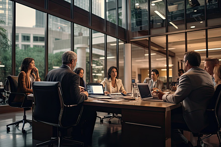 Professional Interaction Executives,, a Photo by SaroStock
