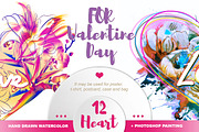 Hearts for Valentine's Day, a Decorative Illustration by Allween (Thumbnail 1 of 5)