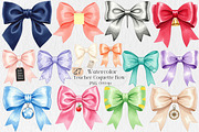 Teacher Coquette Bow Clipart Set, an Illustration by Creative Art (Thumbnail 1 of 9)